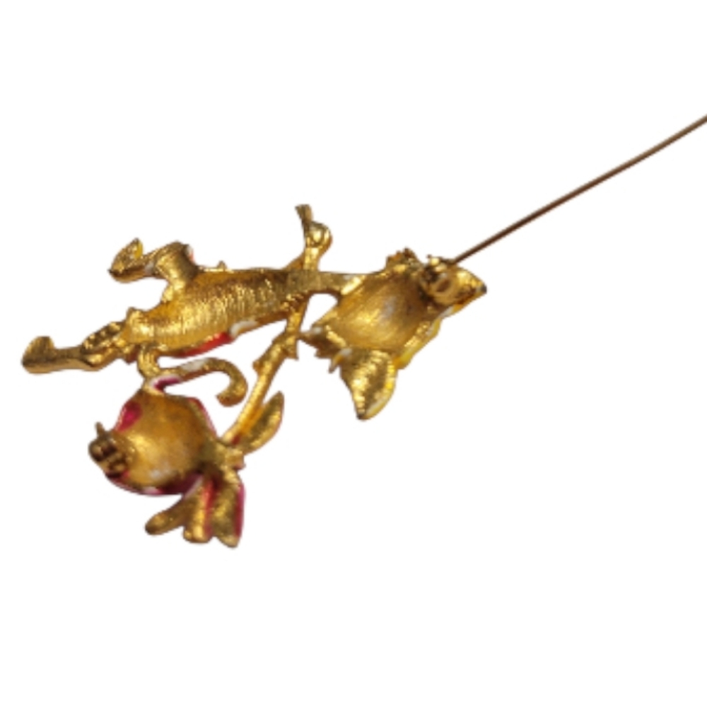 Vintage Hobo Cat Brooch Marked LG - Picture 5 of 8